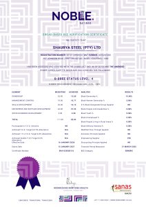 Shaurya-Steel-BEE-Certificate-2025